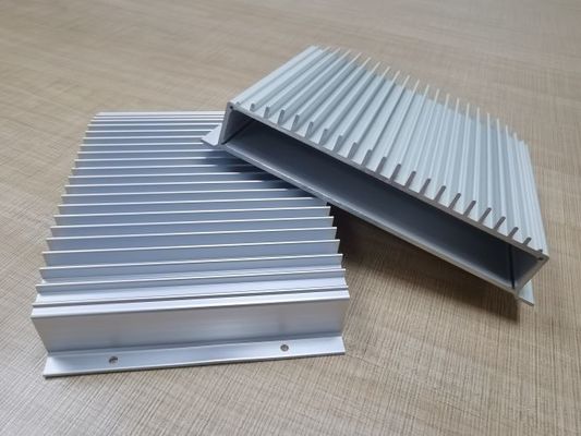 Fitting Cooling Extruded Aluminium Profiles Parts 6063 T5 For Radiator