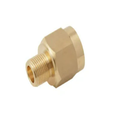 Cold Chamber Brass Die Casting Yellow 0.01mm Tolerance For Fastener Parts